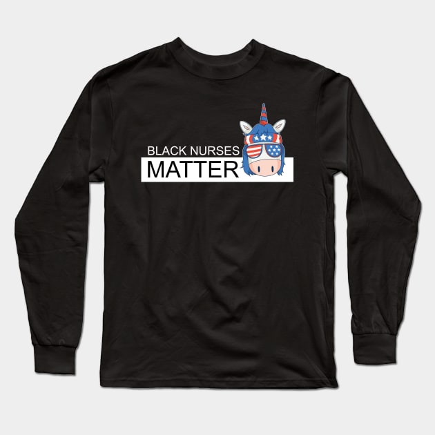 Black nurses matter black Long Sleeve T-Shirt by Tailor twist